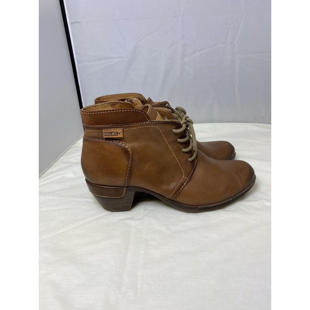 PIKOLINOS Rotterdam Ankle Boots 902-8943C1 Brown Cuero Sz EU 36, US 5 - Picture 2 of 10
